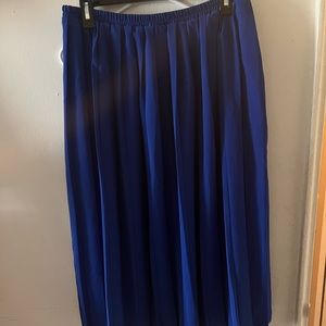 Royal blue skirt size 14-16